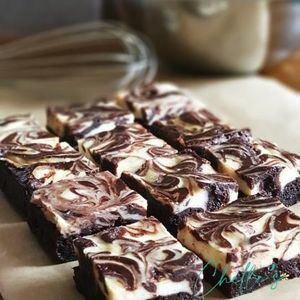 Cream Cheese Swirl Brownies